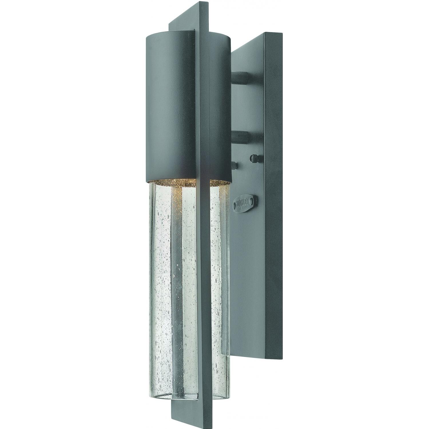 Hinkley Lighting Shelter 1326HE 60W One Light Outdoor Wall Lantern - Hematite thumbnail