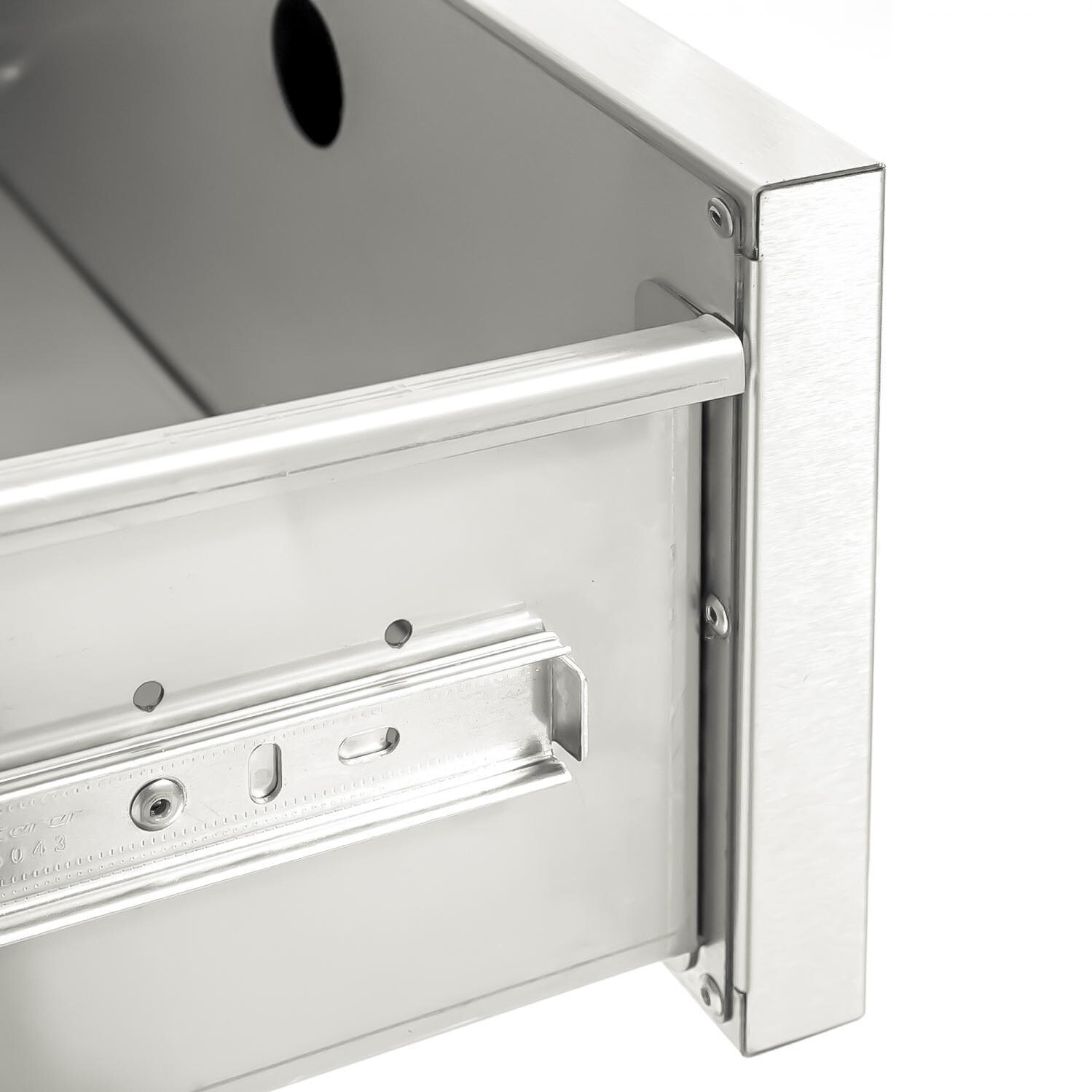 BBQGuys.com Sonoma Series 20-Inch Stainless Steel Single Access Drawer - Double Walled Drawer thumbnail