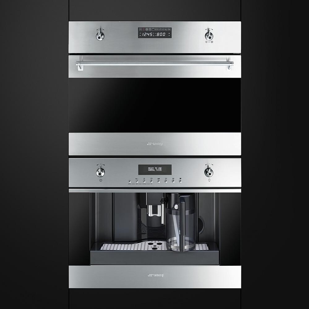 Smeg Classic 24-Inch Fully Automatic Built-In Coffee Maker - Lifestyle View thumbnail