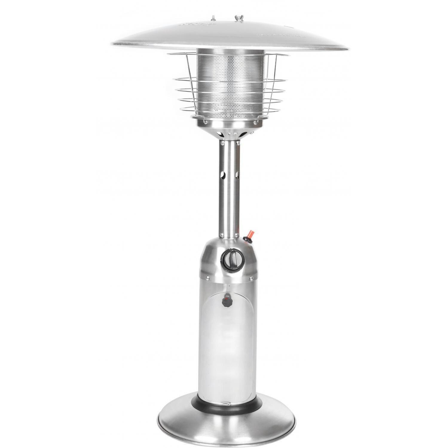 Ultimate Patio 10,000 BTU Propane Gas 35-Inch Tabletop Patio Heater - Stainless Steel - 60262