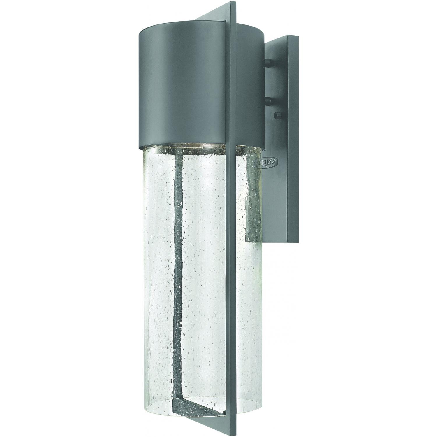 Hinkley Lighting Shelter 1325HE 100W One Light Outdoor Wall Lantern - Hematite thumbnail