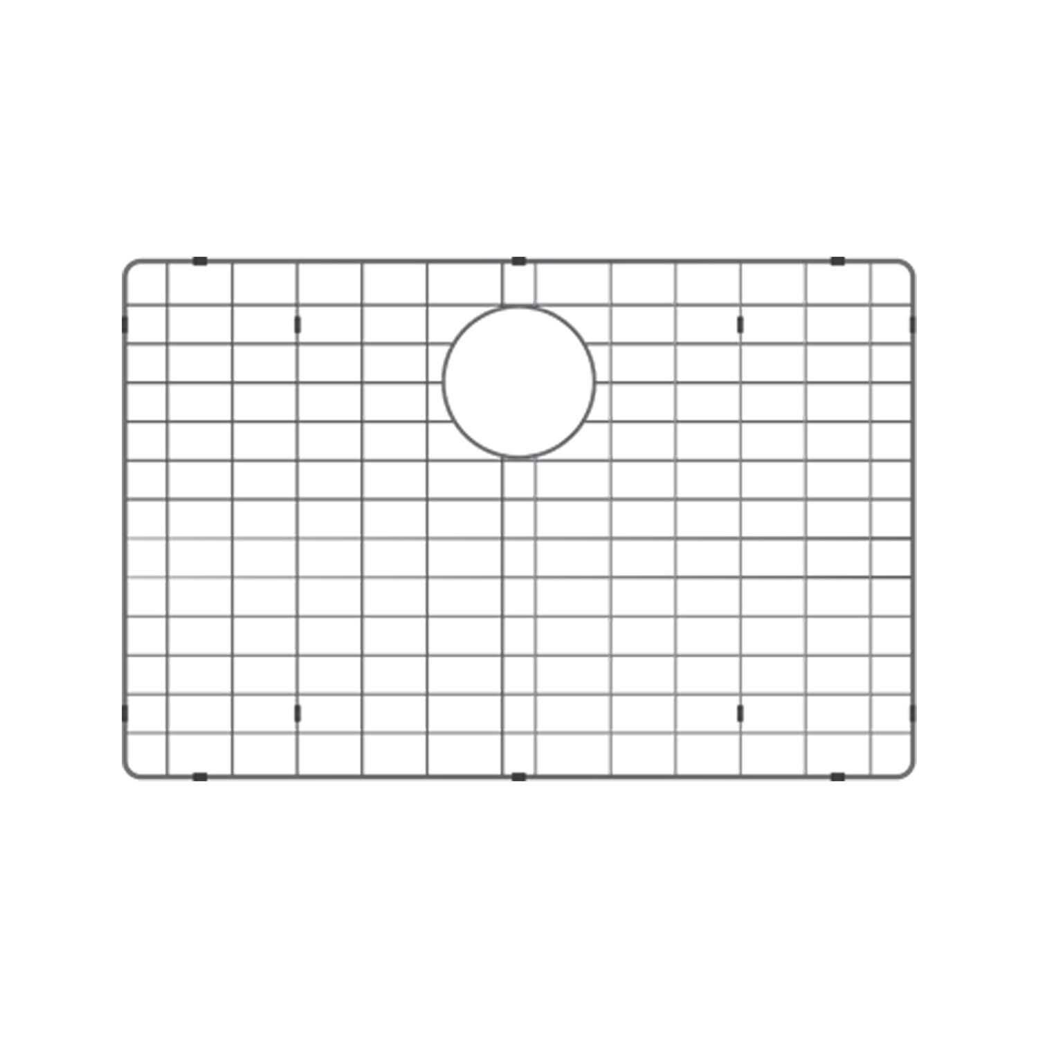 BBQGuys Signature BBQ-24SNK-SS-MG 24-in Undermount Marine Grade Stainless Steel Outdoor Sink - Basin Rack - White Background thumbnail