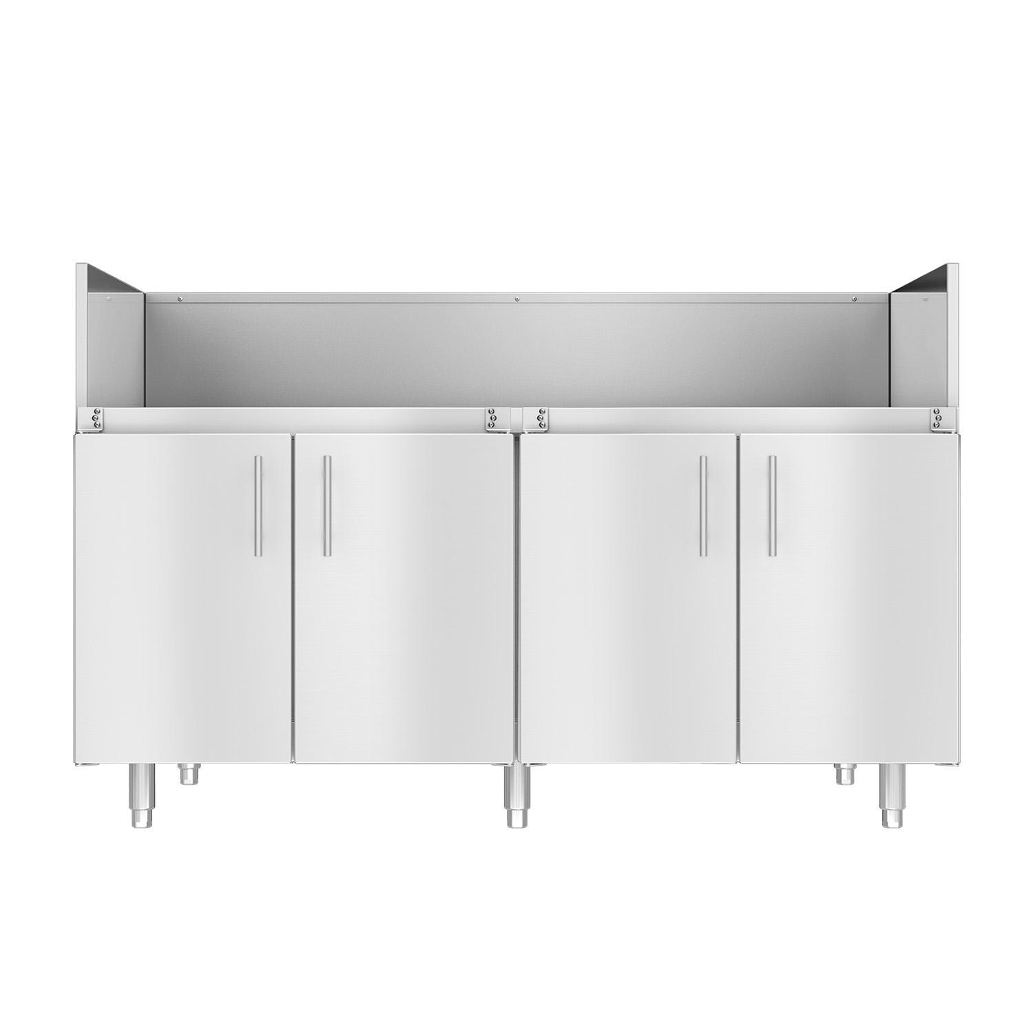 Kalamazoo K-DBC54-BLK-M6 54 Inch Grill Head Base Cabinet - Bulk Propane / Natural Gas - Marine-Grade thumbnail