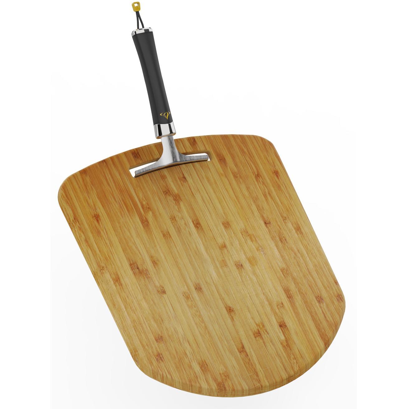 HALO HZ-3022 6-Piece Cook & Serve Pizza Peel Kit - Server as Handle for Bamboo Peel thumbnail