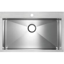 Blanco Precision MicroEdge Super 32 X 20 18-Gauge Single Bowl Stainless Steel Drop-In Sink - 516194