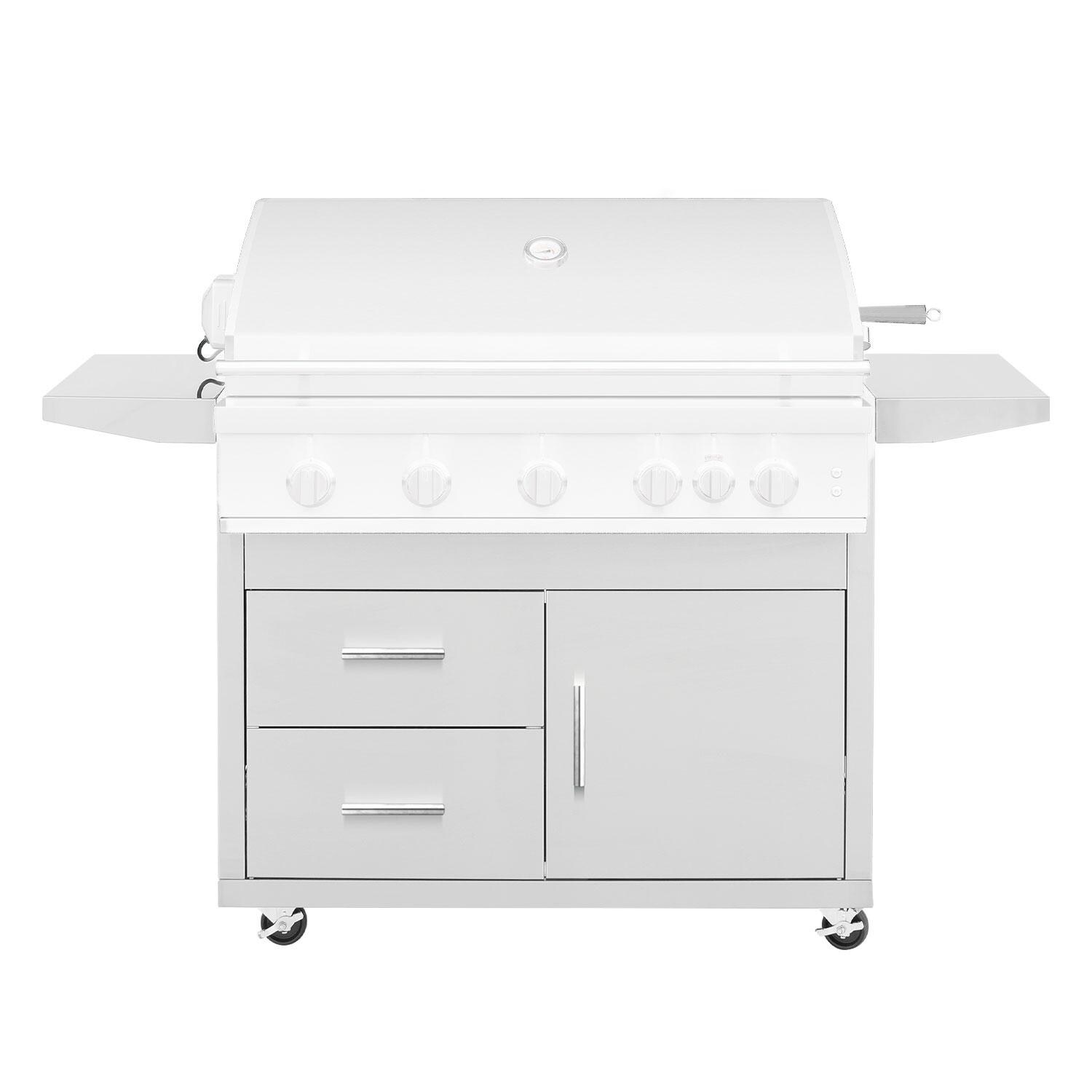 Summerset CART-SZR40-DC Sizzler Deluxe 40-in Grill Cart - Display - White Background thumbnail