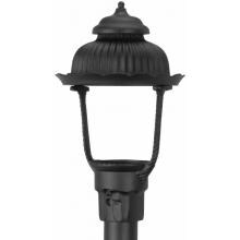 American Gas Lamp Works GL1700 Cast Aluminum Electronic Ignition Natural Gas Light With Open Flame Burner For Post Mount image