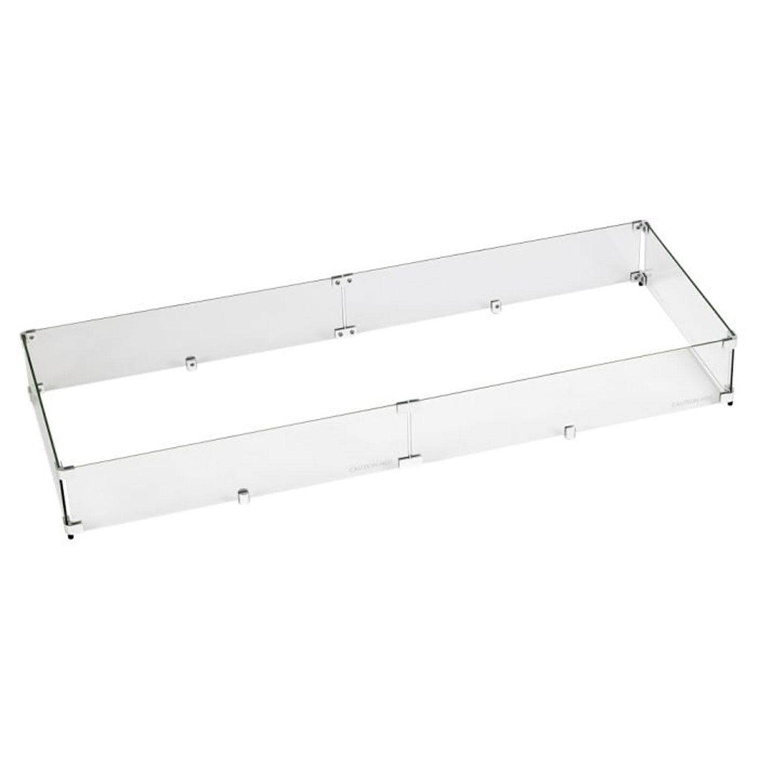 Warming Trends AON Polished Glass Flame Guard for 60-in Rectangular Fire Pits