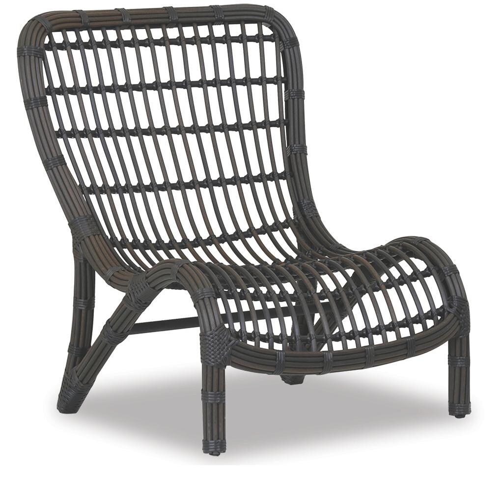 Venice Wicker Patio Armless Club Chair By Sunset West image