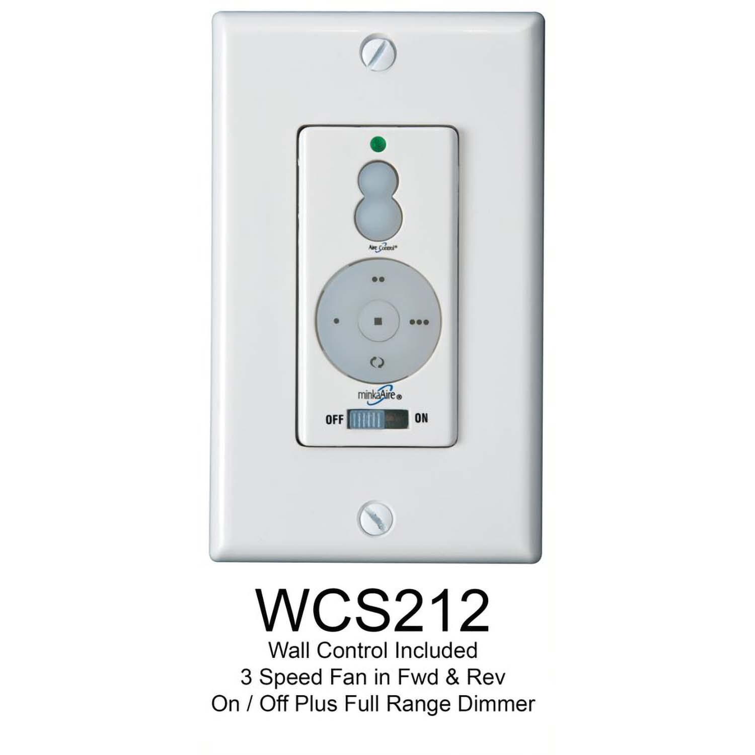 Minka-Aire F477L-ORB Concept I Wet 58-Inch 3-Blade Ceiling Fan in Oil Rubbed Bronze Finish w/ Oil Rubbed Bronze Blades & Pietra Glass - Wall Remote thumbnail