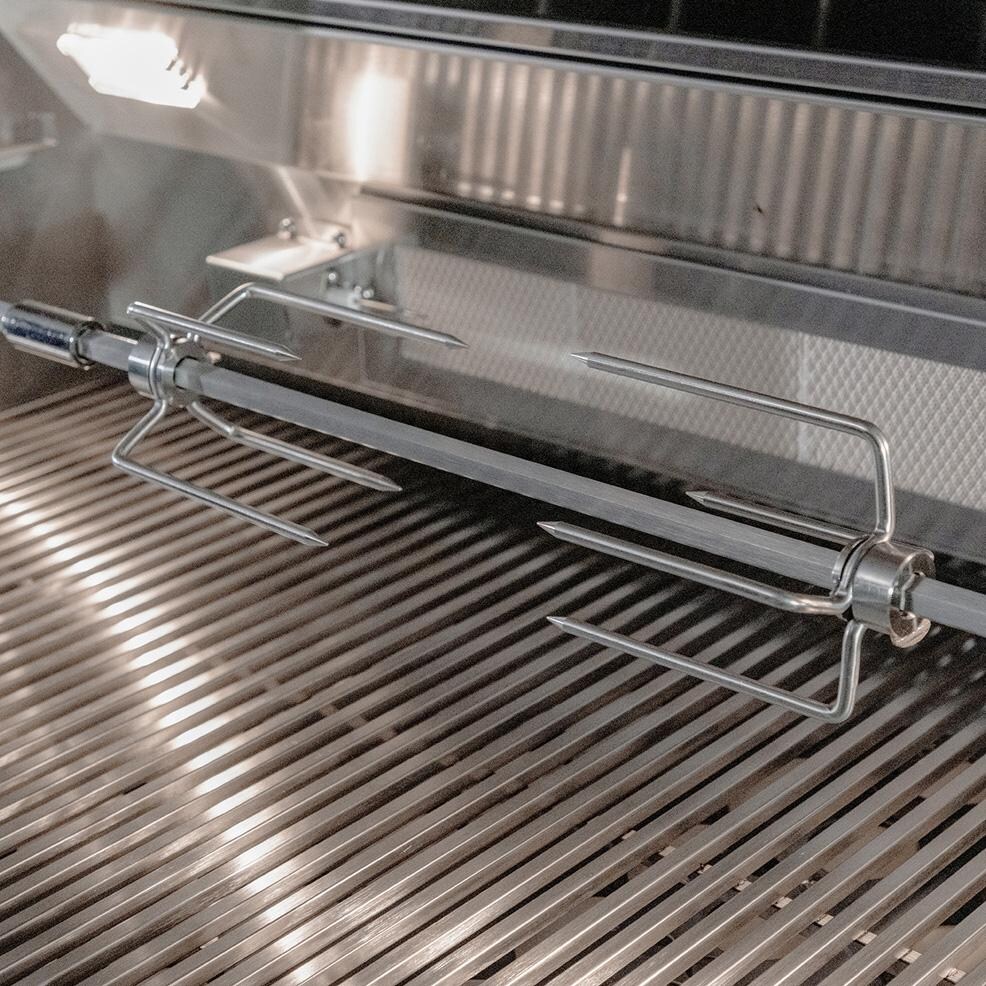 Cutlass Elite 38-in 4 Burner Built-In Natural Gas Grill - Rotisserie Forks - Detail thumbnail