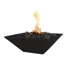 Top Fires by The Outdoor Plus Maya 24-Inch Propane Gas Fire Bowl - Black - Match Light image
