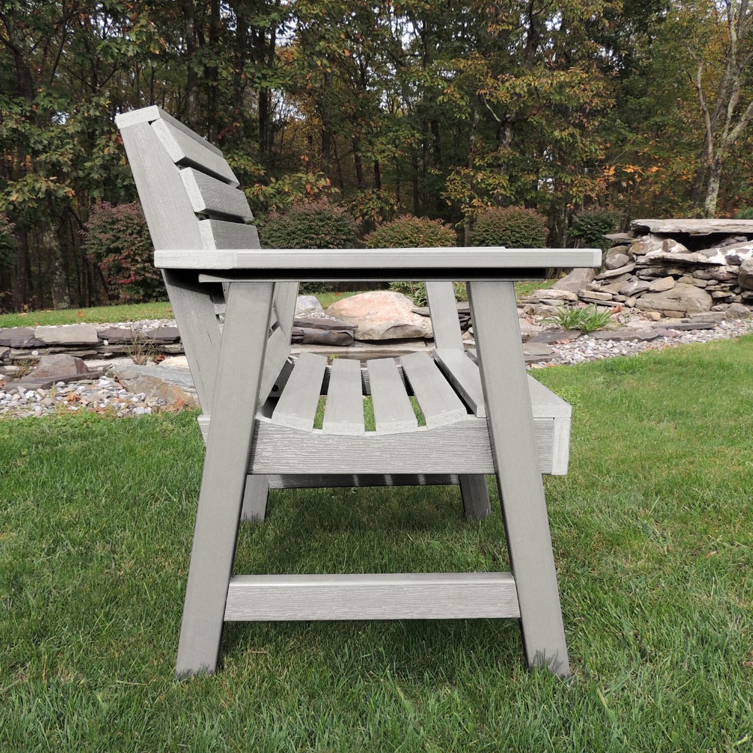 Lakeview Elm Pointe Garden Chair - Harbor Gray - Side View thumbnail