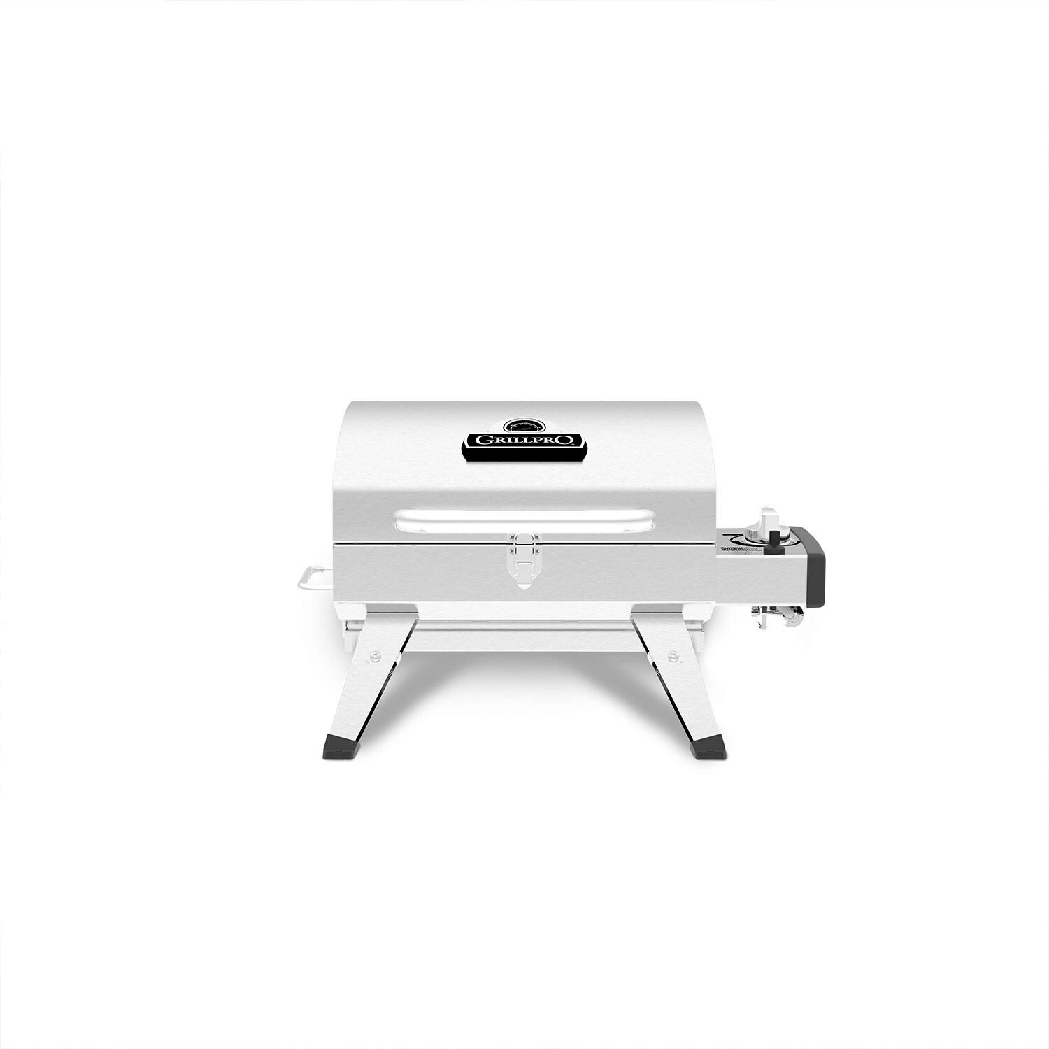 GrillPro 201114 Countertop Electric Grill - Closed - Front View - White Background thumbnail