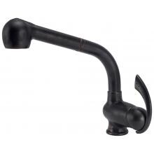 SIR Faucets Single Side Handle Pull Out Hot/Cold Faucet - Antique Bronze image