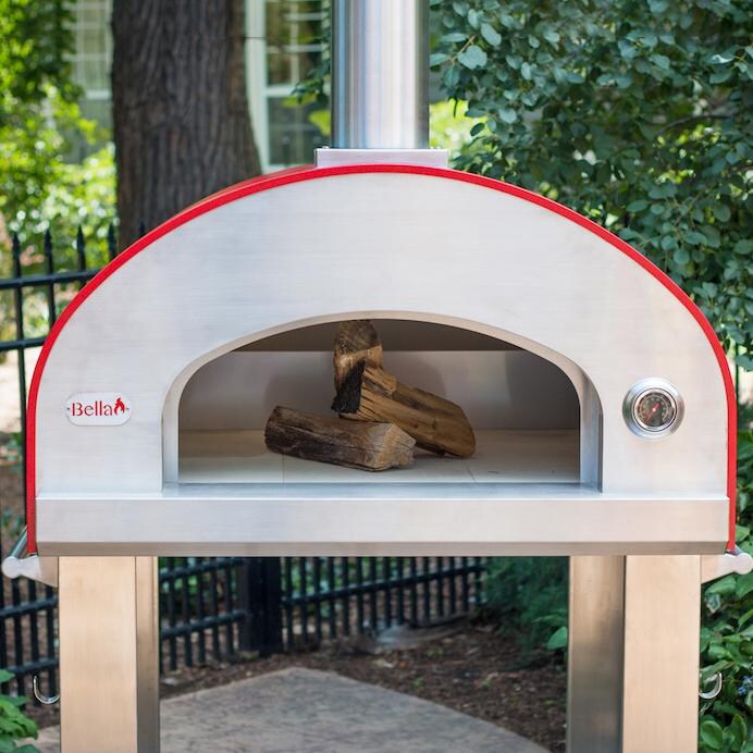 Bella Grande 36-Inch Pizza Oven On Cart - Ready For Authentic Wood Fired Baking thumbnail