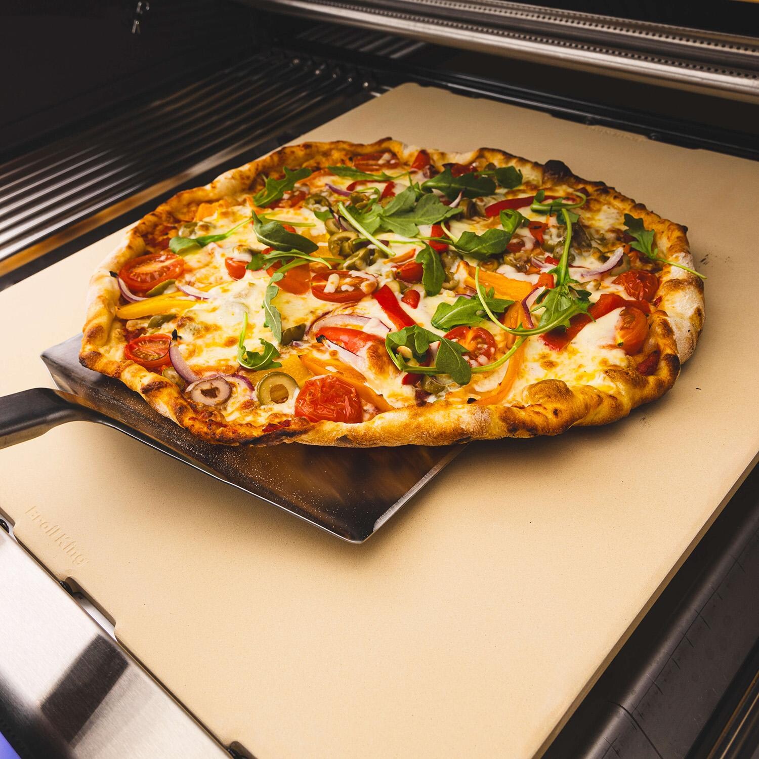 Broil King Imperial/ Regal Pizza Stone - 69839 - Cooking Pizza - Lifestyle thumbnail