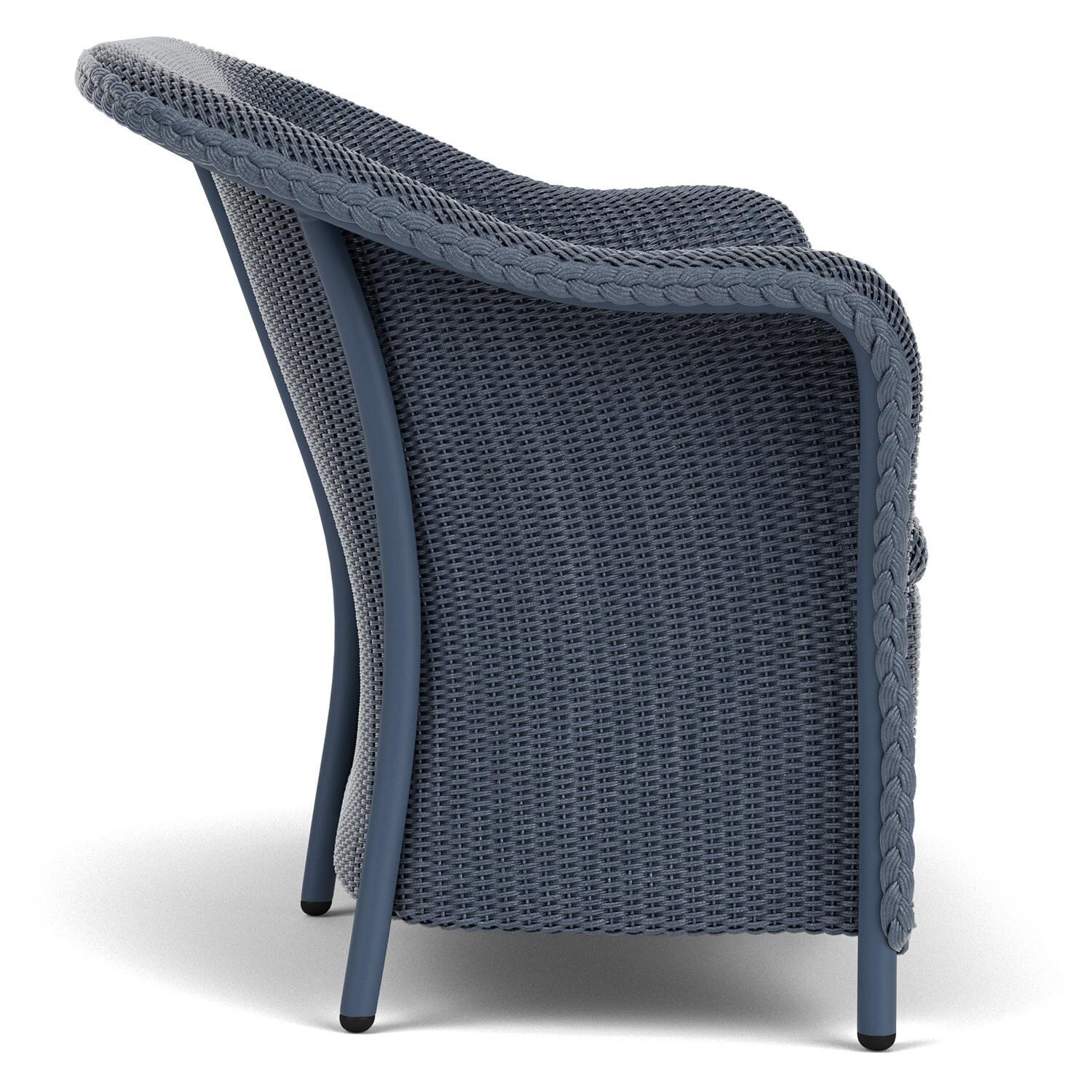 Lloyd Flanders Reflections 3-Piece Seating Set W/ Lounge Chairs in Denim Blue Finish - Loveseat Side thumbnail