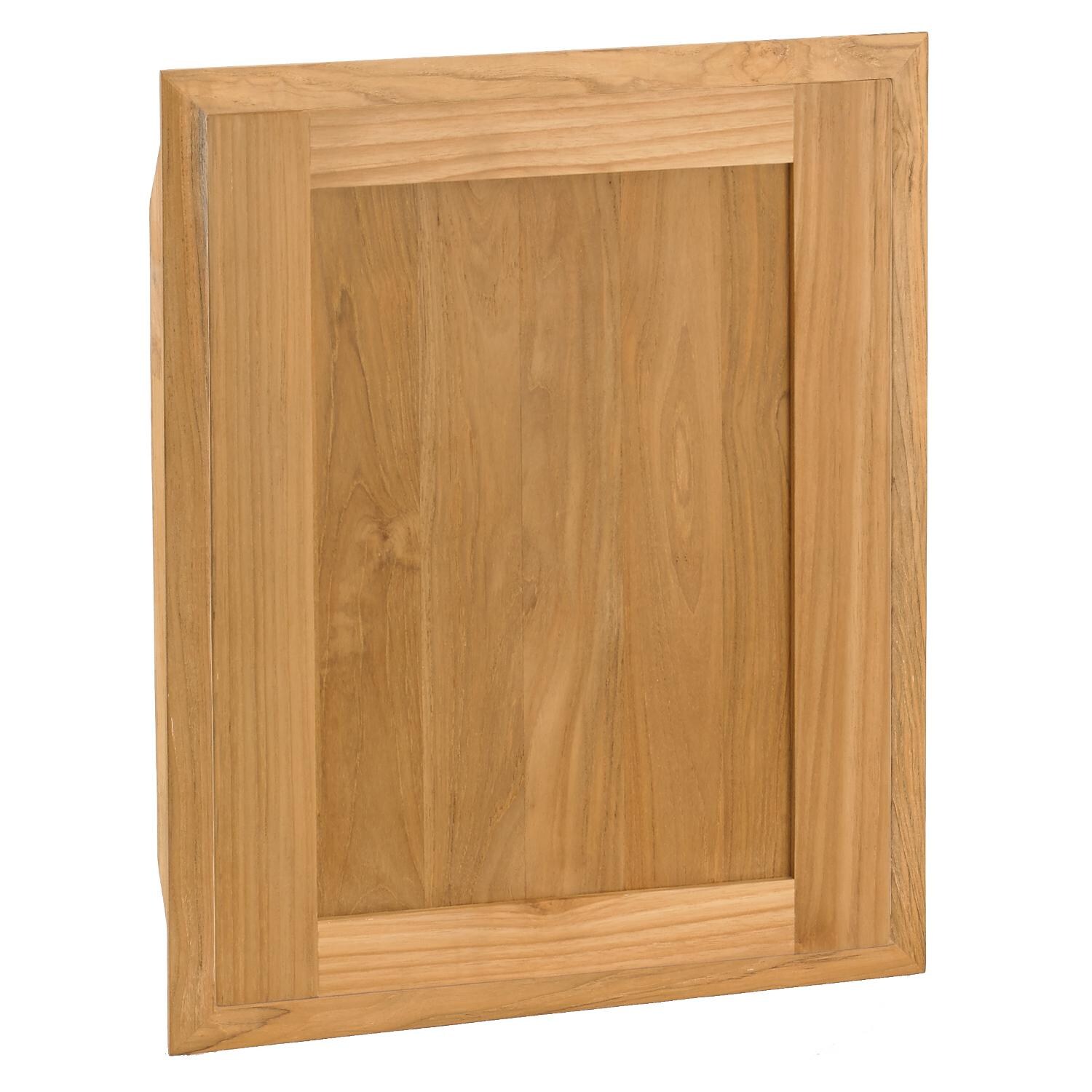 Pacific Teak AD1-18S | Shaker 18-inch Teak Wood Single Access Door thumbnail