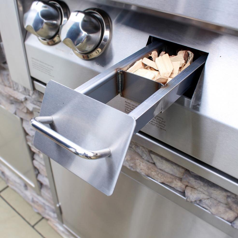 Vintage 30-in Stainless Steel Liquid Propane Gas Grill w/ 2-Door