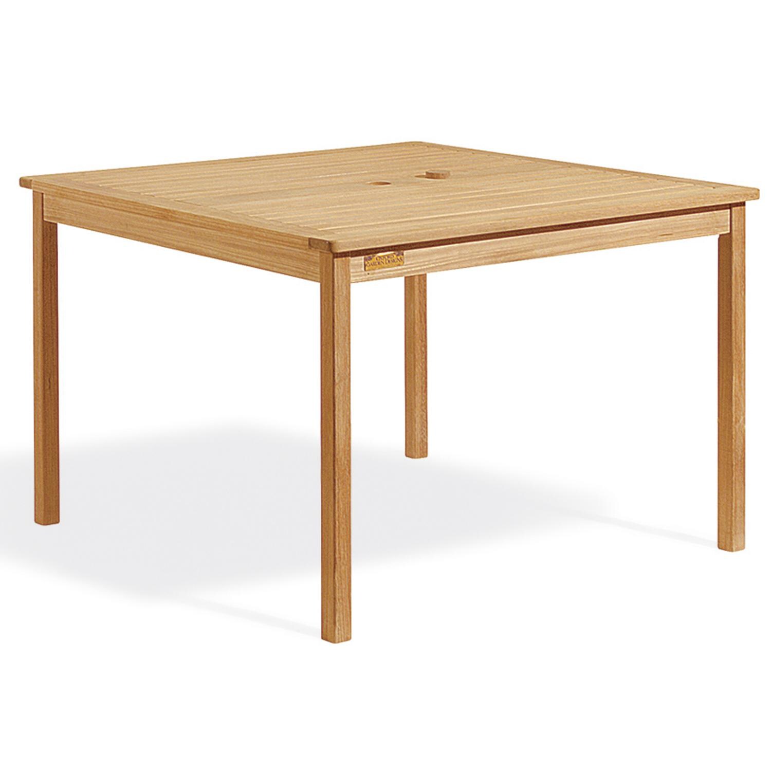 Oxford 42 1/2 Inch Natural Teak Dining Table By Oxford Garden