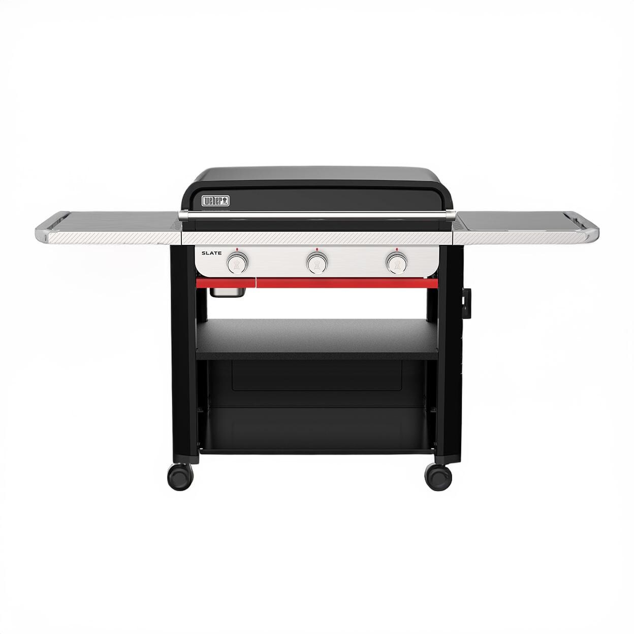Weber 1500014 Slate 30-in Rust-Resistant Propane Griddle - Front Closed - White Background thumbnail