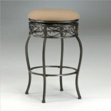 Hillsdale Lincoln 30 Inch Backless Swivel Bar Stool - Black/Gold - 4336-831