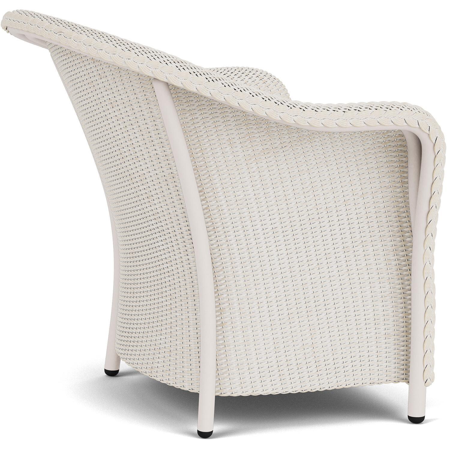 Lloyd Flanders Reflections 3-Piece Seating Set W/ Lounge Chairs in Antique White Finish - Lounge Chair Side thumbnail