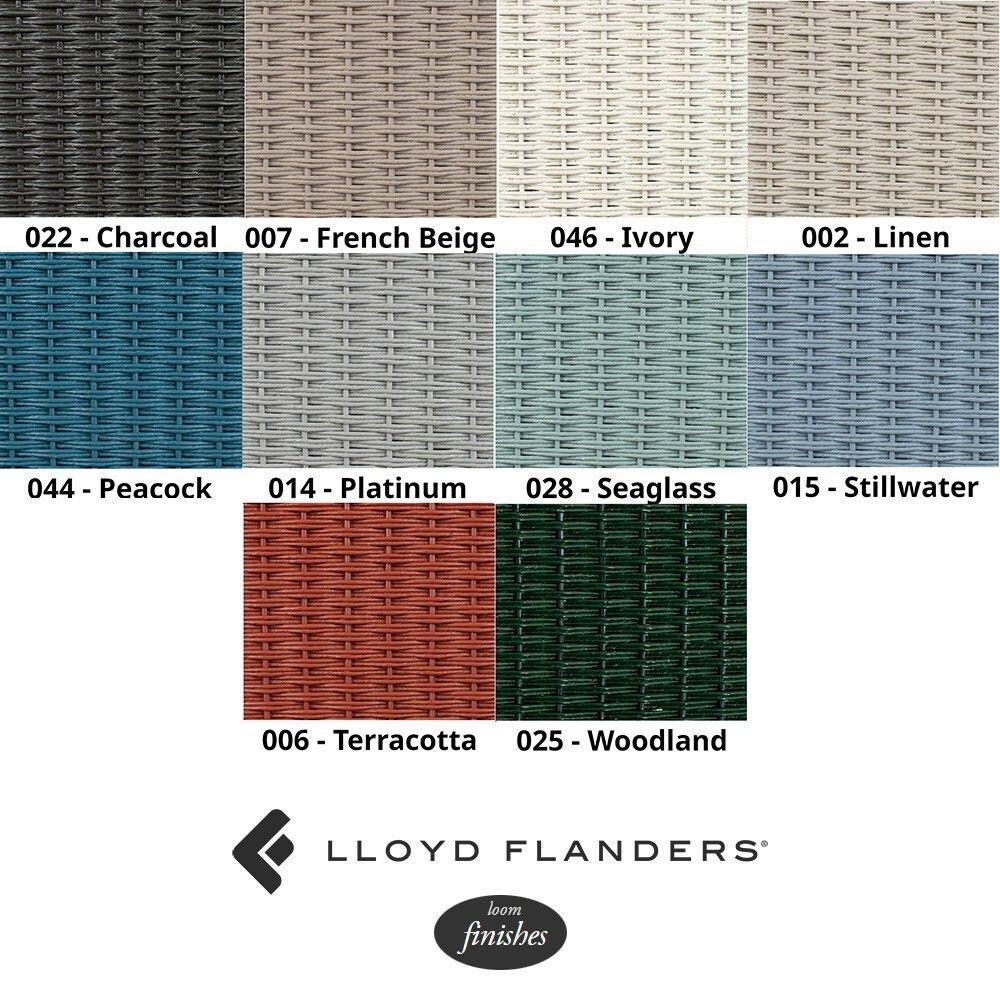 Lloyd Flanders Reflections Dining Armchair W/ Padded Seat in Mink Finish - Other Available Loom Finishes thumbnail