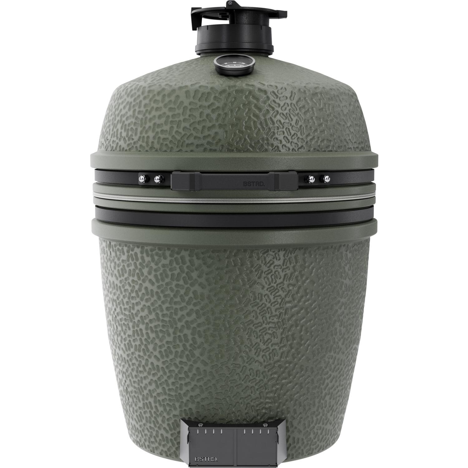 BSTRD.PRO BP302A-USA Large Solo Kamado Grill in Alpine Green - White Background thumbnail