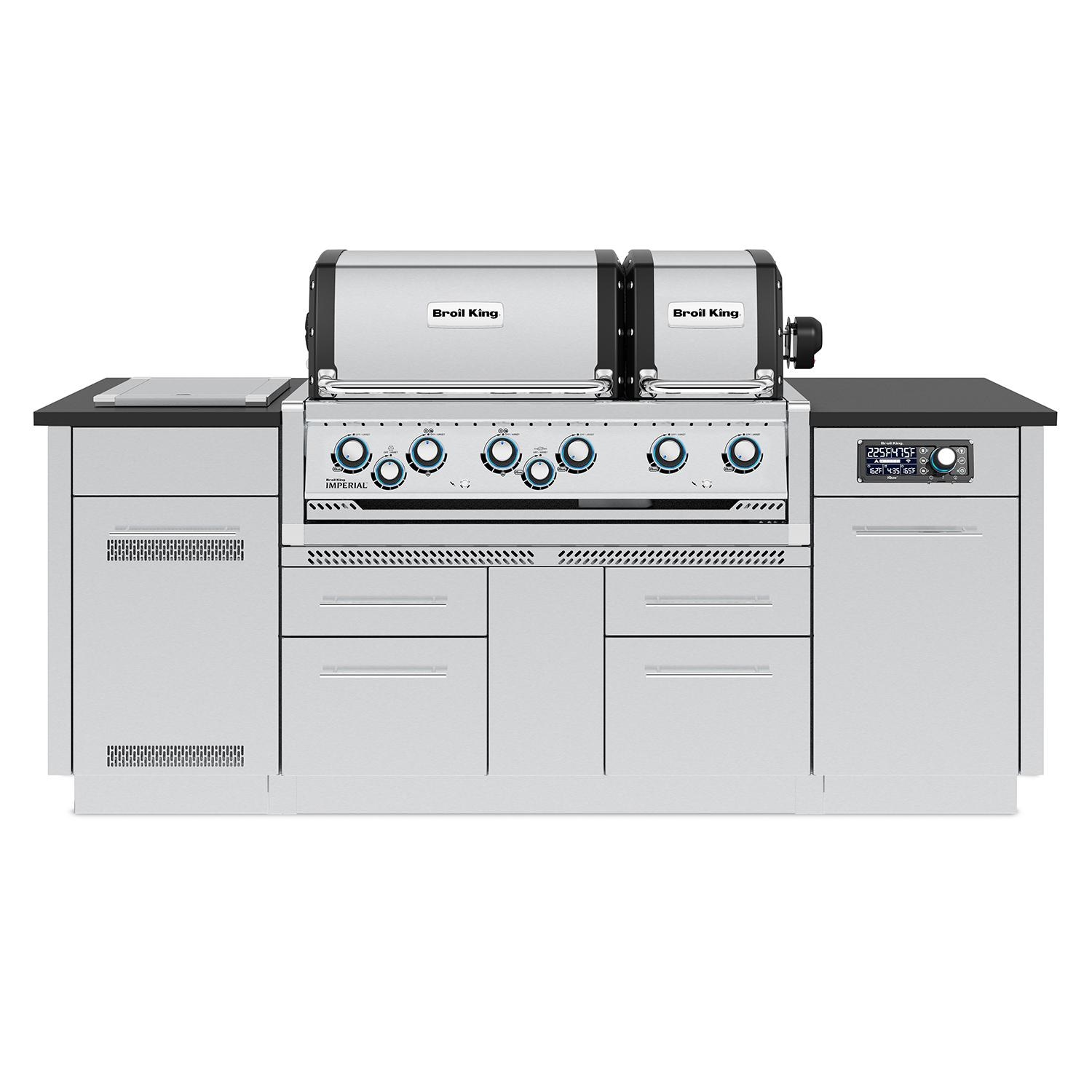 Broil King 699887 Imperial QS 690I Natural Gas Grill - Front - White Background thumbnail