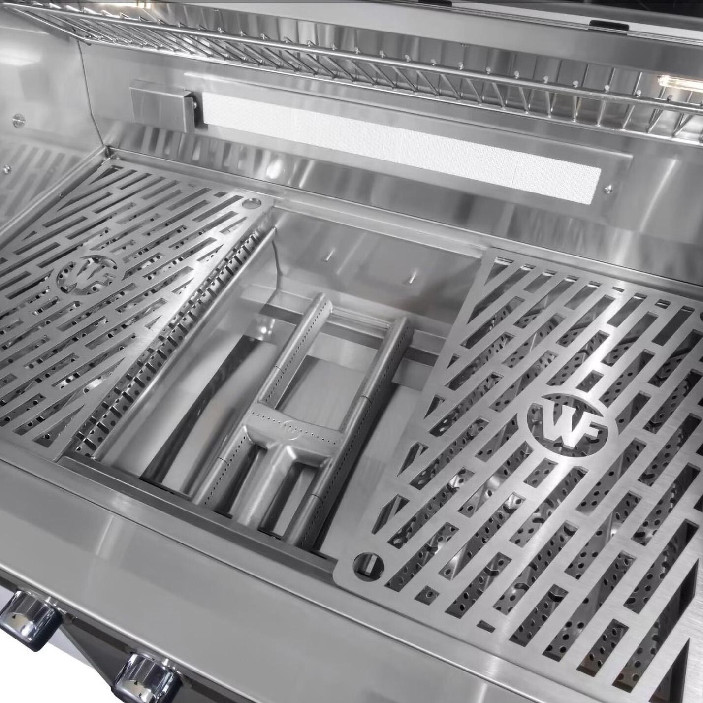 Wildfire WF-PRO30G-RH-LP 30 Inch Grill Outdoor Kitchen Package w/15 Inch Side Griddle - Burner and Grates - Lifestyle thumbnail