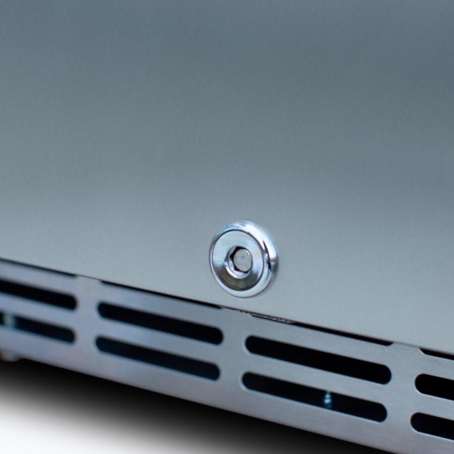 American Made Grills AMG-RFR-15G 15-Inch Outdoor Rated Fridge w/Glass Door - Lock thumbnail