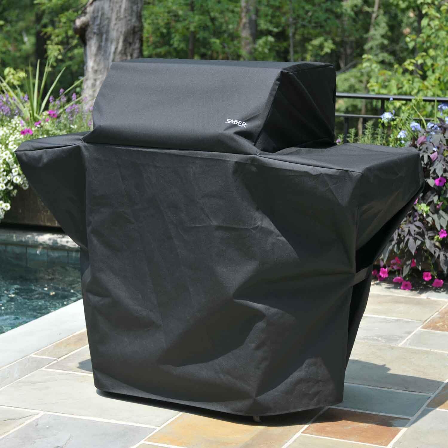 Saber 500 Marine-Grade Grill Cover For Freestanding Grills thumbnail
