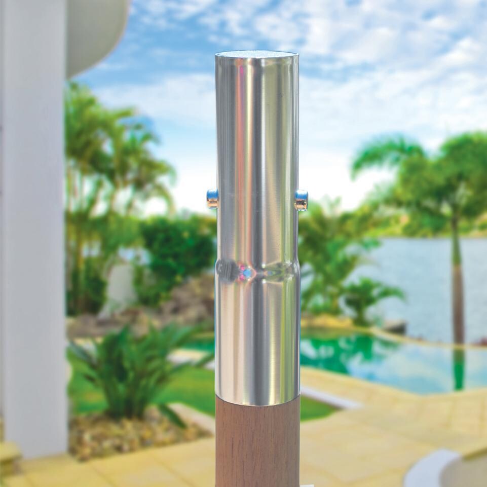 Galtech 9 Ft. Octagonal Patio Umbrella W/ Crank Lift - Push Button Coupling Detail