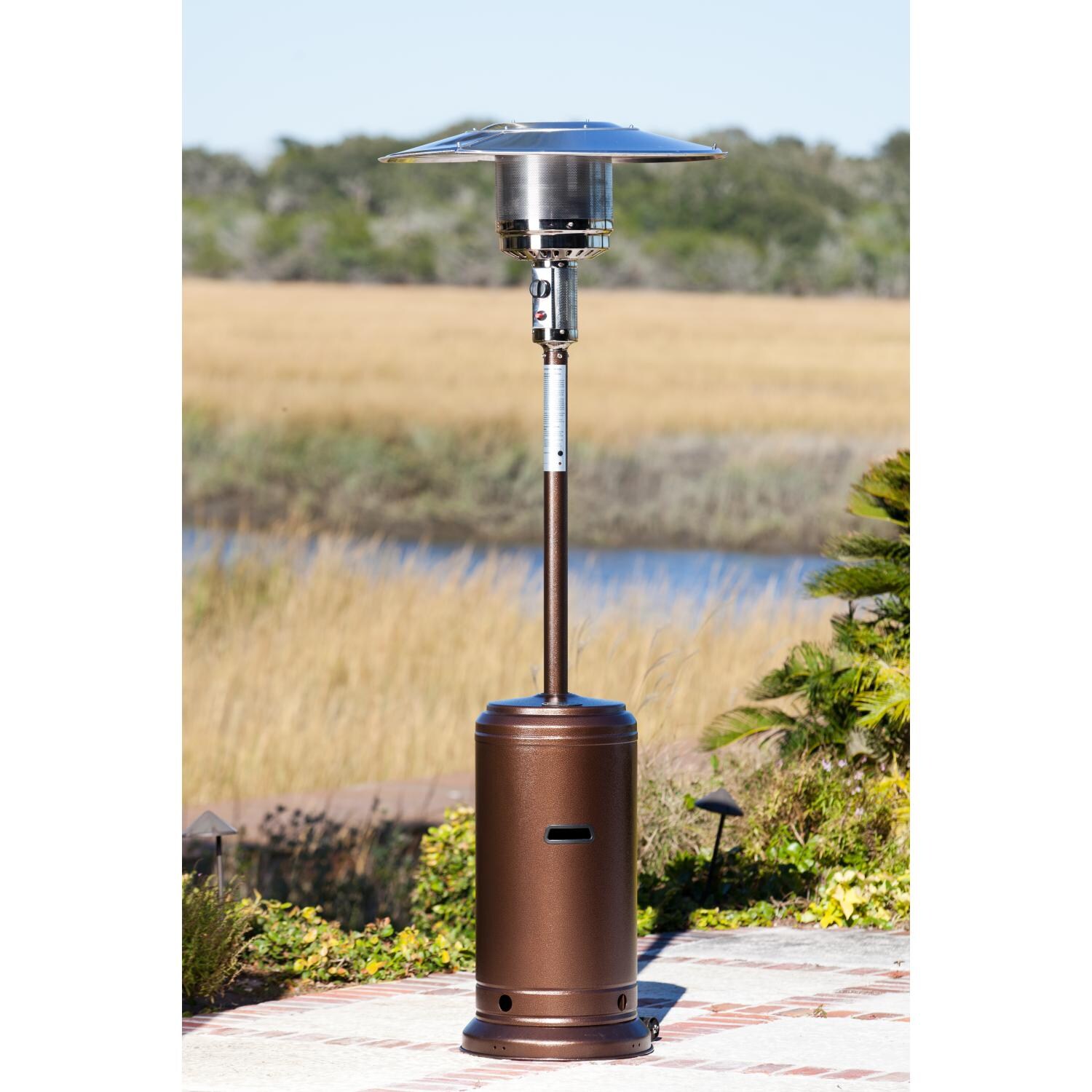 Fire Sense Standard Series 44,000 BTU Propane Gas Patio Heater - On the Patio thumbnail