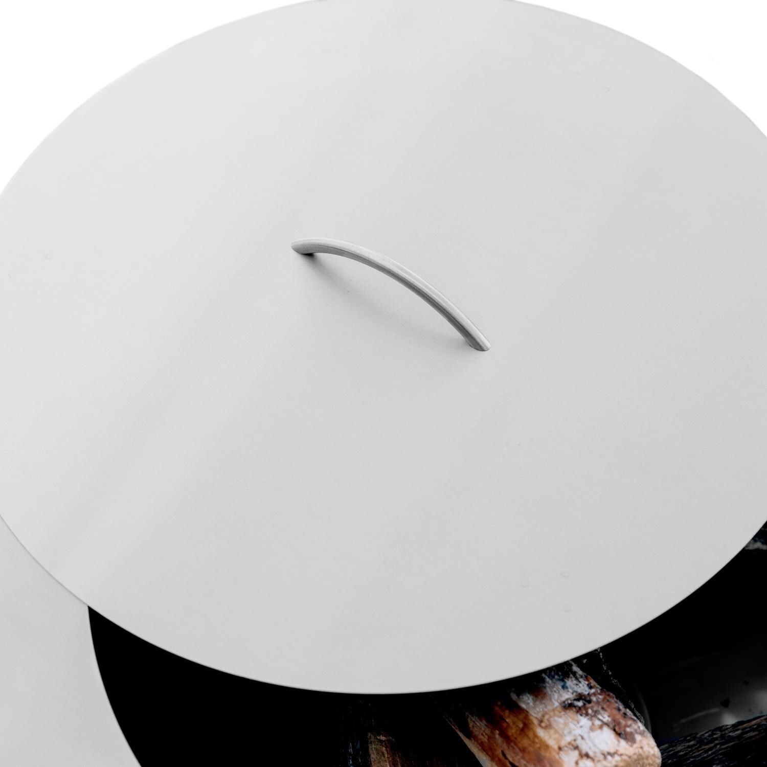 Firegear LID-LUME-MS-A LUME Stainless Steel Lid for LUME-MS1 & LUME-MS2SR - Overhead View thumbnail