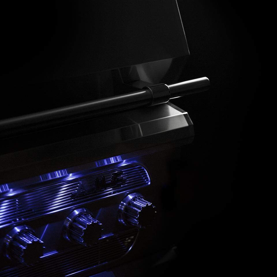 American Muscle Grill 54-Inch Built-In Gas Grill - Blue LED Control Knob Lighting thumbnail