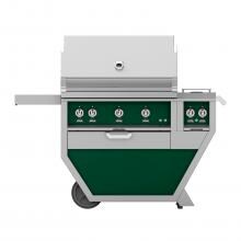 Hestan Deluxe 36-Inch Natural Gas Grill W/ All Infrared Burners, Rotisserie & Double Side Burner - Grove - GSBR36CX2-NG-GR image