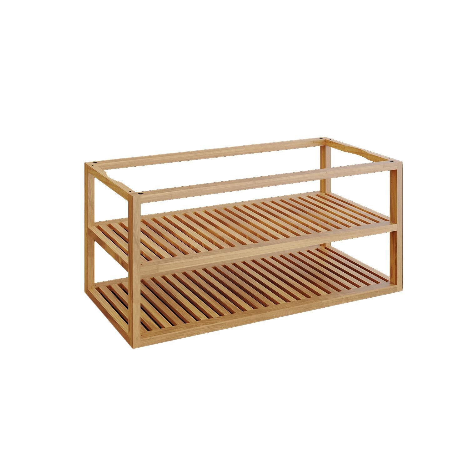 OFYR PRO 47 Inch Teak Wood Insert Cabinet Storage - Large - OSI-PRO-TW-L