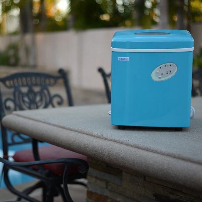 NewAir Portable 28 Lb. Capacity Ice Maker - Blue - AI-100CB - Outdoor Lifestyle thumbnail