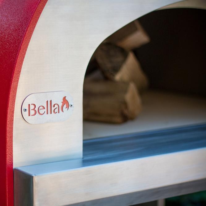 Bella Grande 32-Inch Pizza Oven On Cart - Oven Front Detail thumbnail