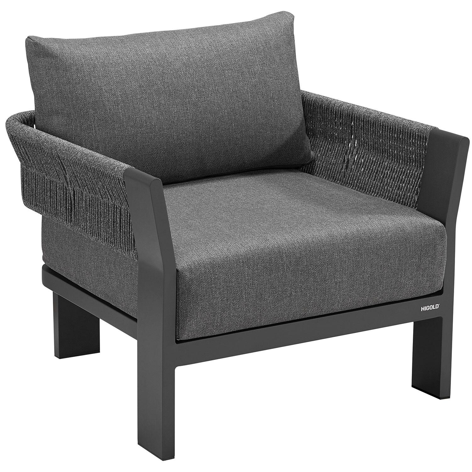 HIGOLD 2054S/016/4100 BORROMERO Outdoor Sofa Seating Set - Lounge Chair thumbnail