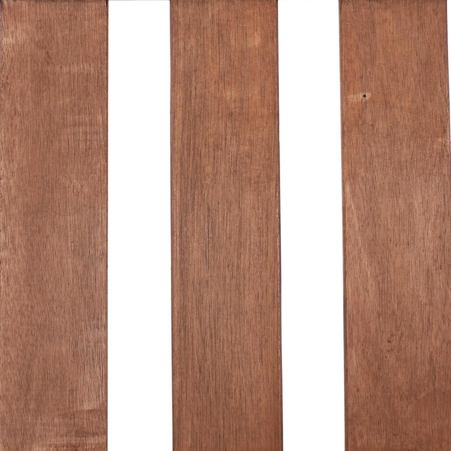 Ultimate Patio 49-Inch Meranti Wood 2-Seat Bench W/ Teak Oil Finish - Material Sample thumbnail