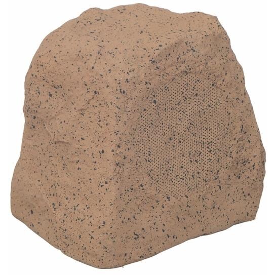 OSD Audio 5 1/4 Inch Wireless Bluetooth Outdoor Rock Speakers - Brown
