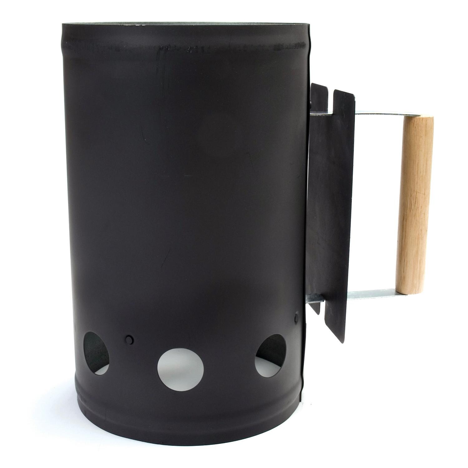 Charcoal Companion Chimney Charcoal Starter - Black - Full View thumbnail