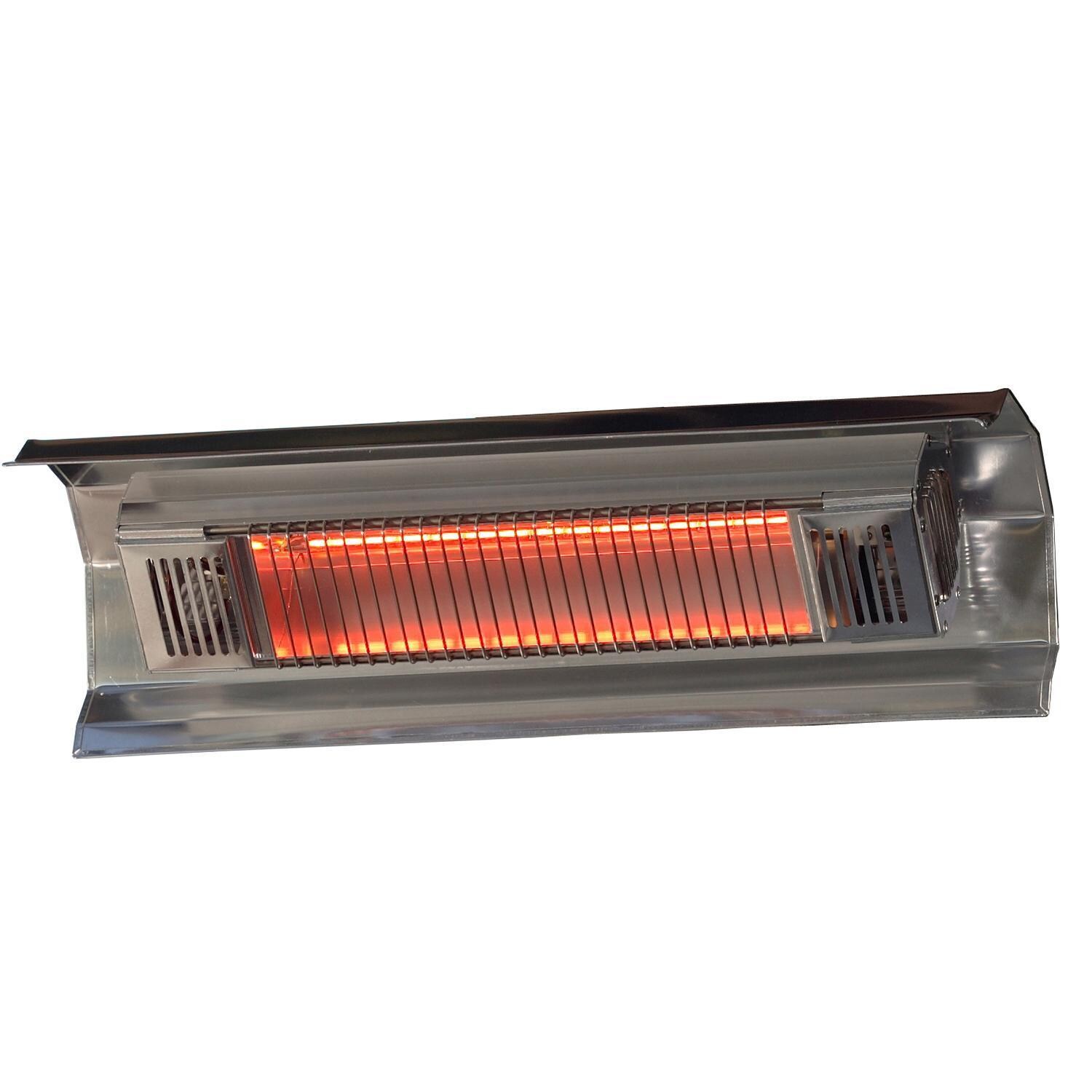 Ultimate Patio 22-Inch 1500W Electric Infrared Patio Heater - 110V - Stainless Steel - 2110