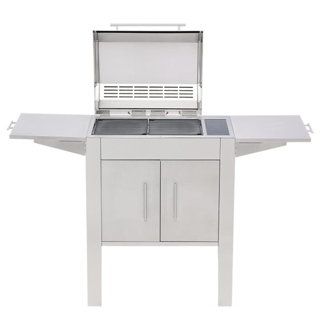 Kenyon C70426 Texan Touch Control 3000 Watt Electric Grill - 240V - Lid Open thumbnail