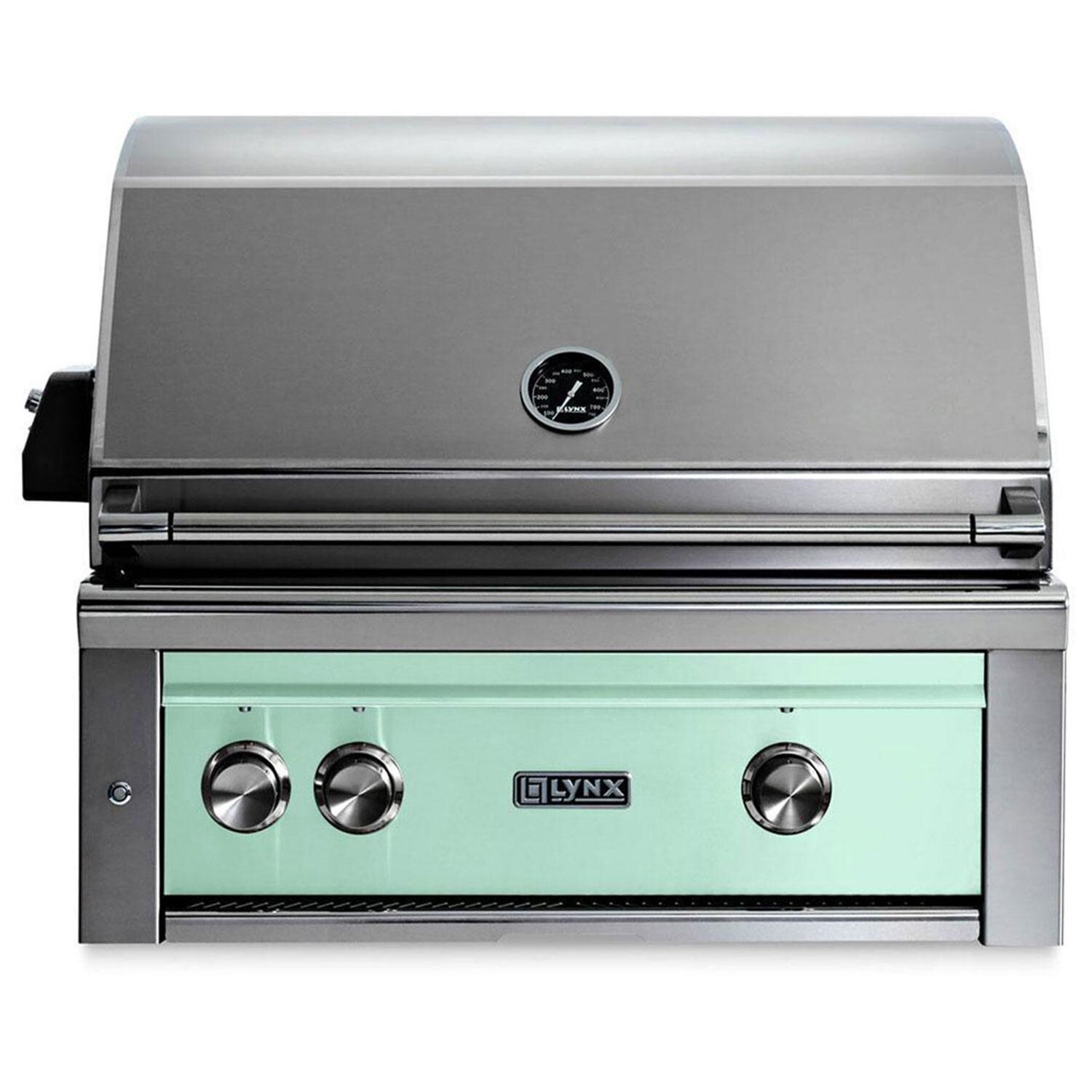 Lynx Professional 30 Inch Built-In Propane Grill w/ One Infrared Trident Burner & Rotisserie in Surf - L30TR-SULP