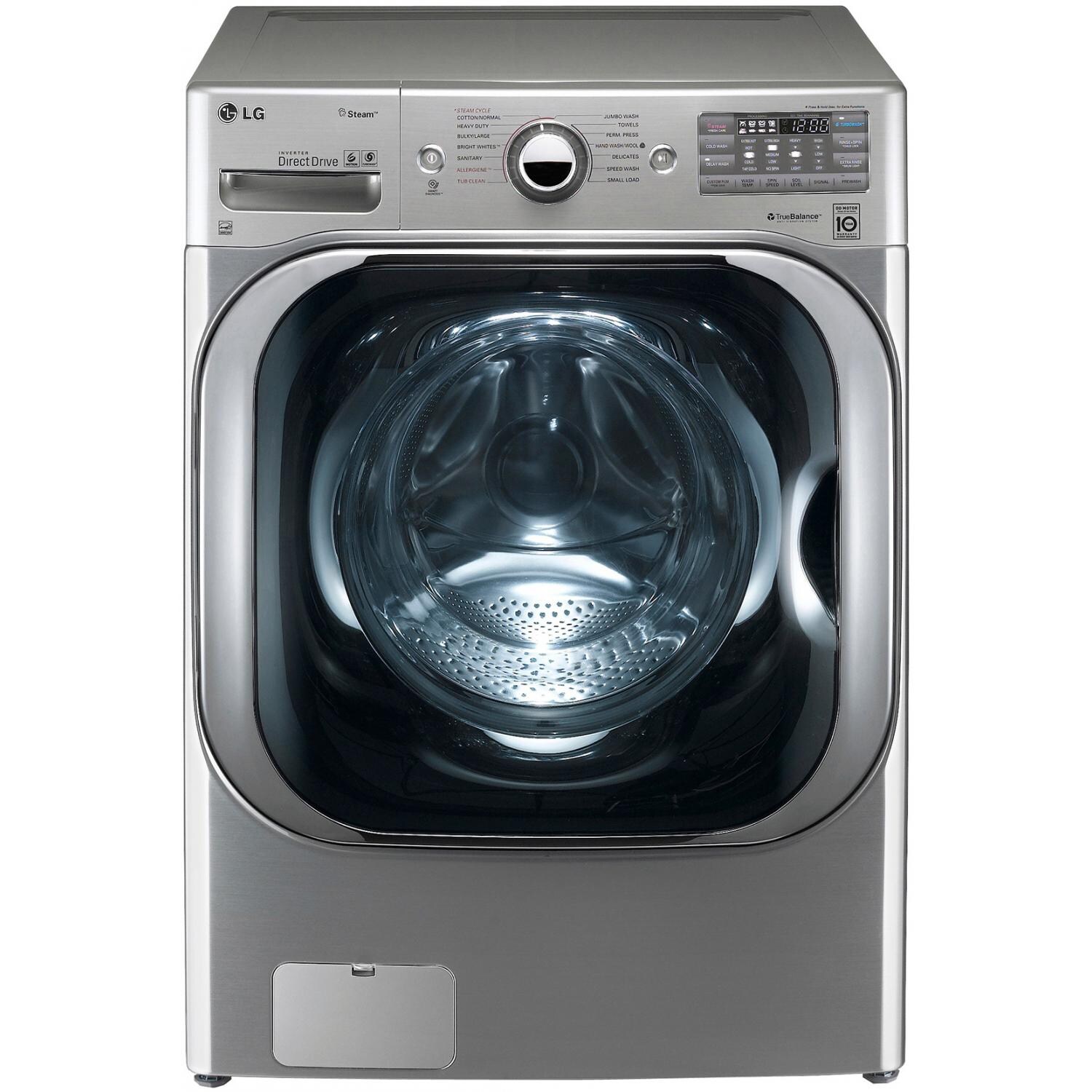LG WM8000HVA 5.2 Cu. Ft. TurboWash Front Load Washer - Graphite Steel